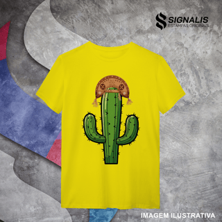 Nome do produto Camiseta Quality Cacto com Chapéu