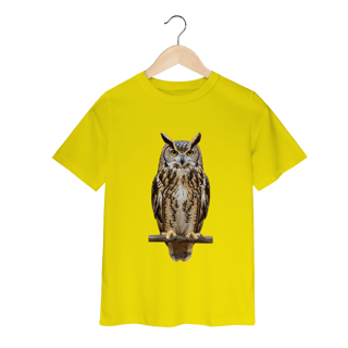 Nome do produto Camiseta Infantil Coruja Colors