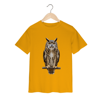 Nome do produto Camiseta Infantil Coruja Colors