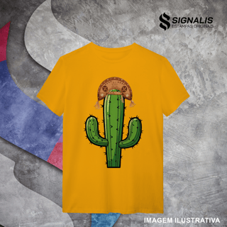 Nome do produto Camiseta Quality Cacto com Chapéu