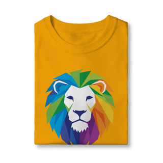 Nome do produto Camiseta Infantil Leão Colors