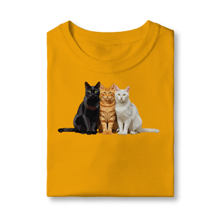 Nome do produto Camiseta Infantil Gato Colors