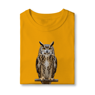 Nome do produto Camiseta Infantil Coruja Colors