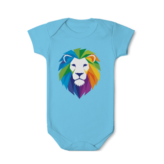 Nome do produto Body Infantil Leão Colors