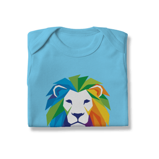 Nome do produto Body Infantil Leão Colors