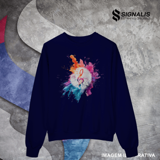 Nome do produto Moletom Clave de Sol Splash