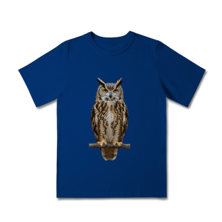 Nome do produto Camiseta Infantil Coruja Colors