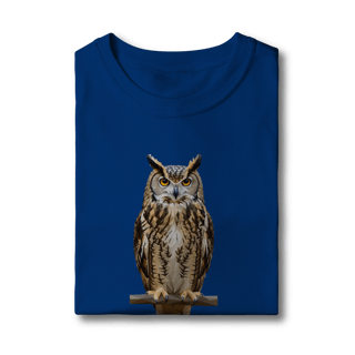 Nome do produto Camiseta Infantil Coruja Colors