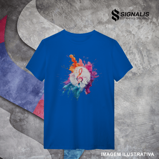 Nome do produto Camiseta Quality Clave de Sol Splash