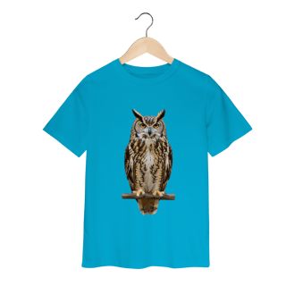 Nome do produto Camiseta Infantil Coruja Colors