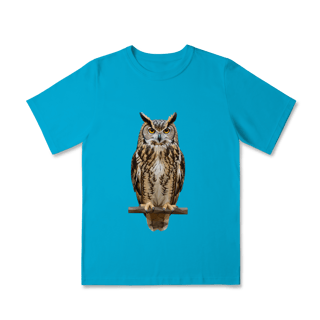 Nome do produto Camiseta Infantil Coruja Colors