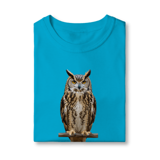 Nome do produto Camiseta Infantil Coruja Colors
