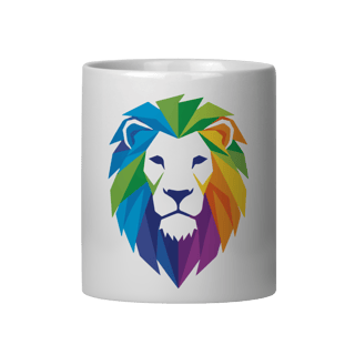 Caneca Leão Colors