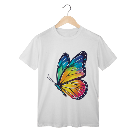 Camiseta Borboleta Colors