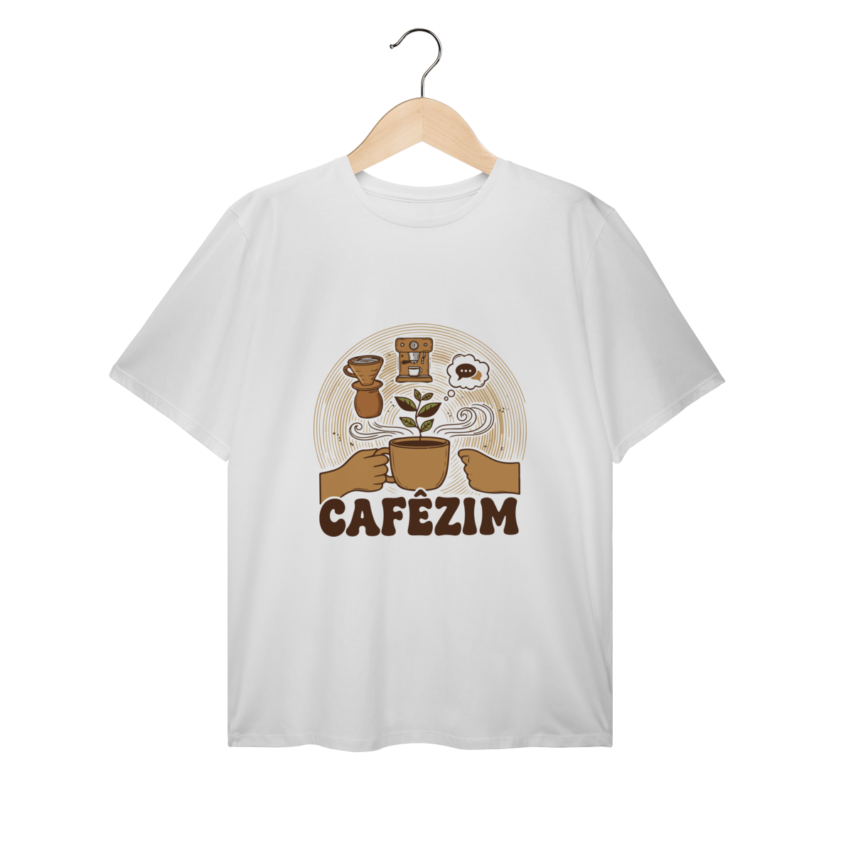 Nome do produto: Camiseta Plus Site Cafezim