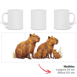 Caneca Capivara Colors