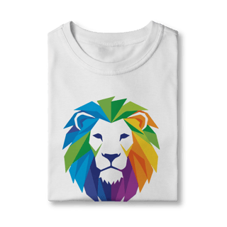 Nome do produto Camiseta Infantil Leão Colors