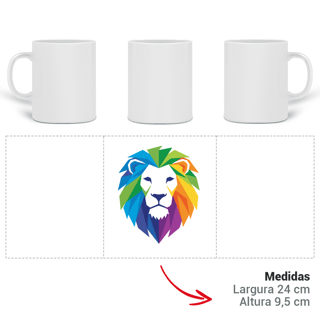 Nome do produto Caneca Leão Colors