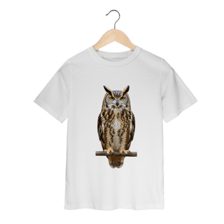 Nome do produto Camiseta Infantil Coruja Colors
