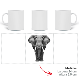 Nome do produto Caneca Elefante Colors