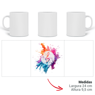 Nome do produto Caneca Clave de Sol Splash