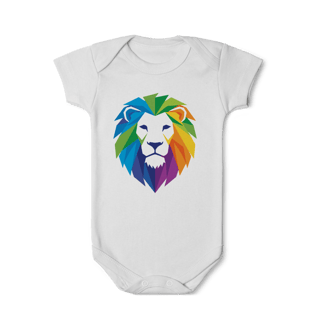 Nome do produto Body Infantil Leão Colors