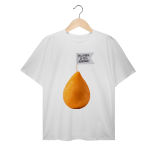 Nome do produto Camiseta Plus Size Coxinha
