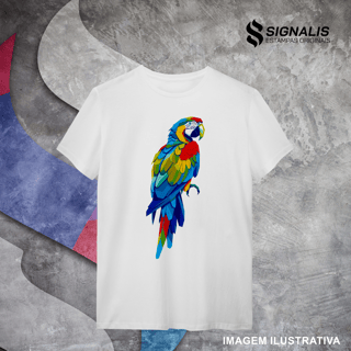 Nome do produto Camiseta Quality Arara Colors