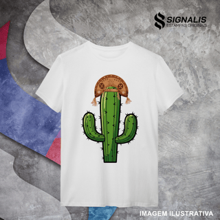 Nome do produto Camiseta Quality Cacto com Chapéu