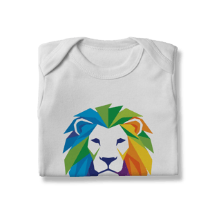 Nome do produto Body Infantil Leão Colors