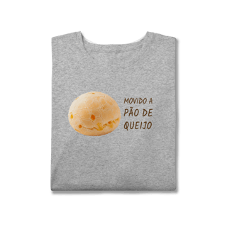 Nome do produto Camiseta Plus Size Movido a Pão de Queijo