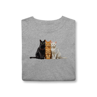 Nome do produto Camiseta Gato Colors