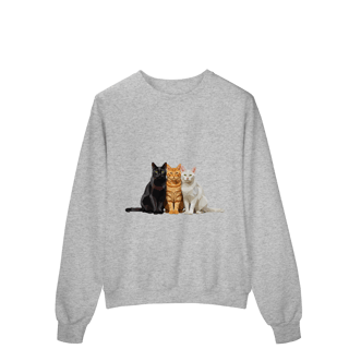 Nome do produto Moleton fechado Gato Colors