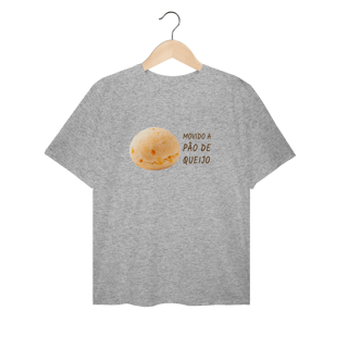 Nome do produto Camiseta Plus Size Movido a Pão de Queijo
