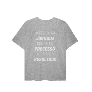 Nome do produto Camiseta Plus Siza Jornada Processo Resultado