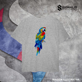 Nome do produto Camiseta Plus Size Arara Colors