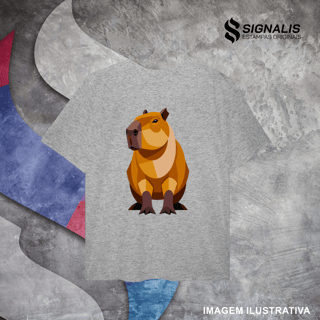 Nome do produto Camiseta Plus Size Capivara Colors