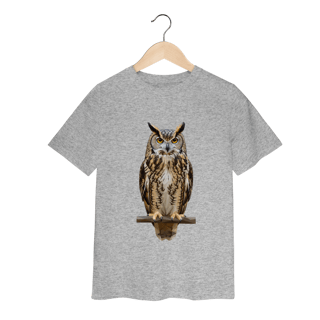Nome do produto Camiseta Infantil Coruja Colors