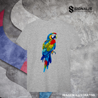 Nome do produto Camiseta Quality Arara Colors