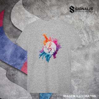 Nome do produto Camiseta Quality Clave de Sol Splash