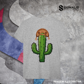 Nome do produto Camiseta Quality Cacto com Chapéu