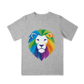 Nome do produto Camiseta Infantil Leão Colors
