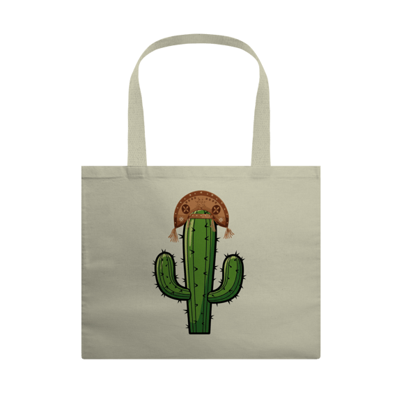 Ecobag Cacto de Chapéu