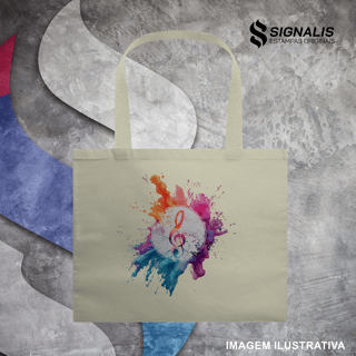 Nome do produto Ecobag Clave de Sol Splash