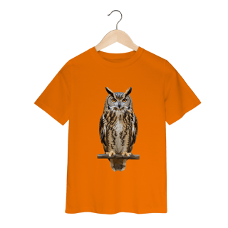 Camiseta Infantil Coruja Colors