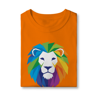Nome do produto Camiseta Infantil Leão Colors