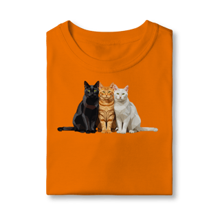 Nome do produto Camiseta Infantil Gato Colors