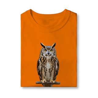 Nome do produto Camiseta Infantil Coruja Colors