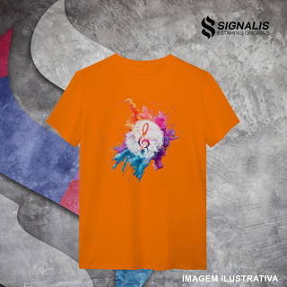 Nome do produto Camiseta Quality Clave de Sol Splash