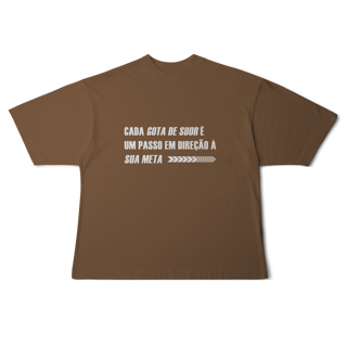 Nome do produto Camiseta Oversized Cada Gota de Suor